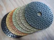 7" stone travertine concrete polishing pad 40 granite marble floor sanding buff
