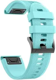 [ISOUDE] 22 26mm Smartwatch Silicone Band For Garmin Fenix 7 7X 5 5X Plus 6 6X Pro 945 Watchband Quick Release Replacement Strap Bracelet