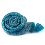 BERRY BLUE SOUR ROLLED BELT CANDY - by NY Spice - FREE SHIP