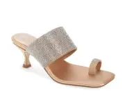 Jeffrey Campbell Eline-2 sandal, Slide Sandal W/toe Loop. Size 8.5M NIB