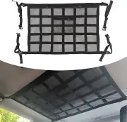 Car Double-Layer Roof Ceiling Cargo Net Mesh Storage Bag Fit Isuzu Accessories (for: Isuzu)