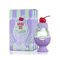 在飛比找PChome24h購物優惠-ANNA SUI 安娜蘇果漾聖代女性小淡香水-戀愛紫檸5ml