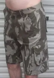 ** SAFARI CAMO SHORTS - COTTON RIPSTOP STONEWASH NEW ** specials closeout