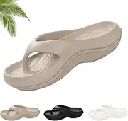 [Generic] Orthopedic Sandals for Women with Arch Support, Pillow Sandals Platform, Arch Recovery Pillow, Beach Walking Indoor Outdoor Use