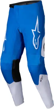 Alpinestars Fluid Haul Motocross Pants, white-blue, Size 36 for Men White Blue