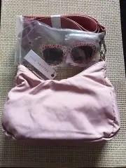 Decjuba Young Girls Small Crossbody Bag With Stylish Sunglasses Set