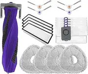 Accessories Main Brush,Side Brush,Filter,Mop,Dust Bags,Mop Pads,Compatible for Narwal Freo Z Ultra HEPA, Spare Parts Accessories