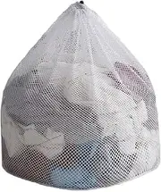 1piece Mesh Laundry Bags Extra Large Mesh Laundry Bag with Drawstring Washing Machine Mesh Wash Bags for Delicates Clothes,Bed Linen,Toys etc.(19.68x23.62inch/50 * 60cm)