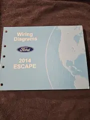 2014 Ford Escape Electrical Wiring Diagrams Manual Original Schematics Book