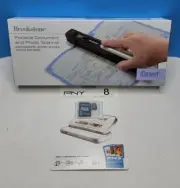 Brookstone iConvert Portable Document Photo Scanner With New SD Card.