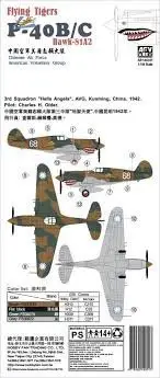 在飛比找Yahoo!奇摩拍賣優惠-AFVCLUB 戰鷹 1/144 Flying Tigers