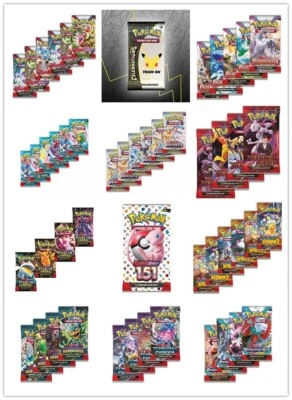Pokemon TCG Various Booster Packs Sealed Scarlet & Violet Sword & Shield