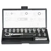 Makita Pass Thru Socket Set B-65595 (14pieces)