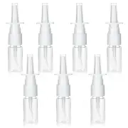 Giantree 7 Pcs Nasal Spray Bottle, 10ML Clear Small Empty Nose Spray Bottle Reus
