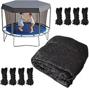Trampoline Cover, UV Protection Trampoline Tent for 6-14ft Trampolines, Full Coverage Waterproof Trampoline Top Shade Cover, Tear Resistant Trampoline Canopy Accessories, for Garden Decor