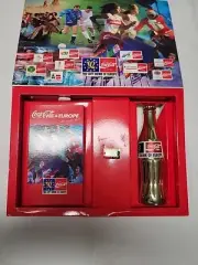 1992 Coca Cola Coke Soft Drink Of Europe Display With Gold Bottle VHS 13" PIN 15