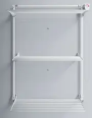 Foxydry Tower: Multi-Level Drying Rack – Vertical, Space-Saving, and Efficient Tower 108 cm Right White (Limited Edition)