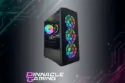 Custom Gaming Desktop PC Ryzen 7 RX 580 8GB 500GB SSD 8GB DDR4 Black Predator