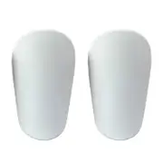 1 Pair Lightweight Mini Soccer Shin Guard Protective Equipment Comfortable Flexible Football Shin Gu White B