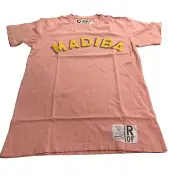 Roots Of Fight Vintage Coral Nelson Mandela Short Sleeve Tee 2XL