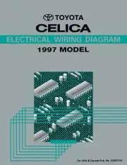 1997 Toyota Celica Wiring Diagrams Schematics Layout Factory OEM
