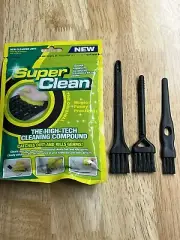 NEW Super Clean High-tech cleaning compound Lime Green Color + 3 Micro Brushes