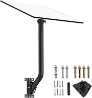 Starlink Gen 3 Long Wall Mount, Adjustable 360 Degree for Better Signal, Burbifro Starlink Mounting Kit for Starlink Internet Kit Satellite, Compatible with Starlink Standard Gen 3 Dish