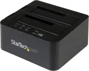 Standalone Hard Drive Duplicator, External Dual Bay HDD/SSD Cloner/Copier, USB t