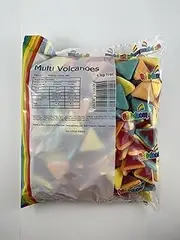 Rainbow Confectionery NZ Multi Volcanoes 1kg Bag