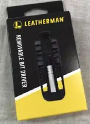 LEATHERMAN Multi tool removable bit screwdriver silver black RBD New