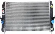 Water Tank Radiator Cooler Cooling,Compatible With Cadillac DeVille V8 4.6L 2000 00