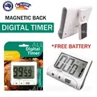 Digital Clock Countdown Timer Magnetic Stick Cook Alarm Kitchen Sport Large LCD