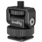 SmallRig 1/4" Mini Ball Head Cold Shoe Mount Adapter with 1/4"-20 Black
