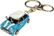 beypovk for Mini Cooper Keychain, Creative 3D Car Model Rhinestone Key Fob Cover Keyring, Universal Cute Key Chain with Ring