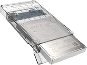 Simplecom SE203 Tool Free 2.5" SATA HDD SSD to USB 3.0 Hard Drive Enclosure Clear