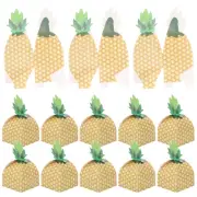 25pcs Pineapple Packing Box Beautiful Gift Candy Gift Storage Box for Party