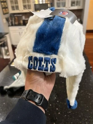 Indianapolis Colts NFL replica helmet hat plush team logo foco