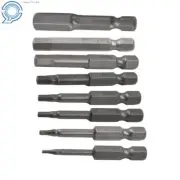 8 Piece Metric mm Hex Head Allen Bit Set Quick Connect Shank Impact Driver Drill
