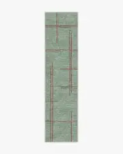 75' x 305' | Machine Washable Runner Rug | Kid & Pet Friendly | Indoor Rug | Stellan Sage Rug | Ruggable