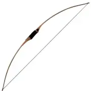 SAS Pioneer Traditional Wood Long Bow Both Right and Left Hand - Target Hunting