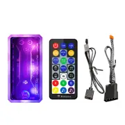 RGB Fan Controller 12cm Remote Control Computer Case PC Cooling Chassis c