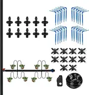 Drip Irrigation Kit | Adjustable Automatic Garden Drip Irrigation System - Lawn Watering Equipment for Indoor Greenhouse Yard Balcony Patio Farm Farmland
