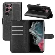 Phone Case, Samsung Galaxy S23 Ultra Leather Flip Case