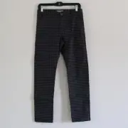 NWT Bonpoint Boys Felix Checkered Gray Plaid Cotton Straight Leg Pants 14