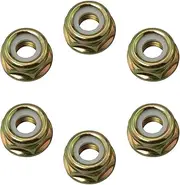 BAIRONG 6pcs M10 x 1.25 Universal Thread Blade Nut Left Hand String Trimmer Accessories Brush Cutter Gear Head Case Nut
