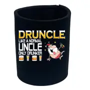 Druncle Like A Normal Uncle Christmas - Funny Novelty Stubby Holder