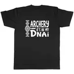 ARCHERY IT'S IN MY DNA 男士中性 T 恤 T 恤