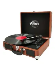 Record Vinyl Player Also Bluetooth Speaker Plays