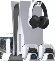 Elecgear PS5 Cooling and Charging Stand, Dual Controller Charger Dock