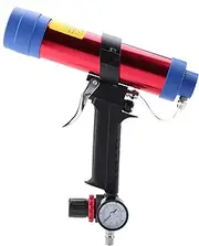 310ML Caulk Gun, Pneumatic Caulking Gun, Pneumatic Glass Glue Sealant Gun, Cartridge Gun Paint Decorating Tool, Nozzle Auto Repair Tool